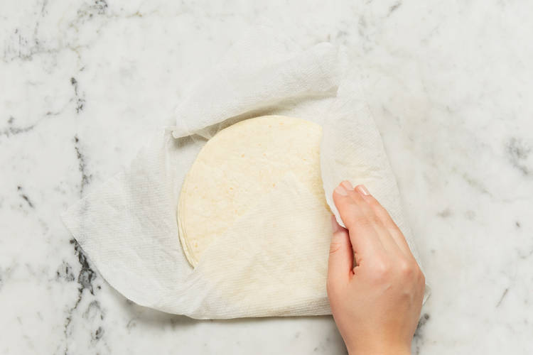 Warm Tortillas and Make Salsa