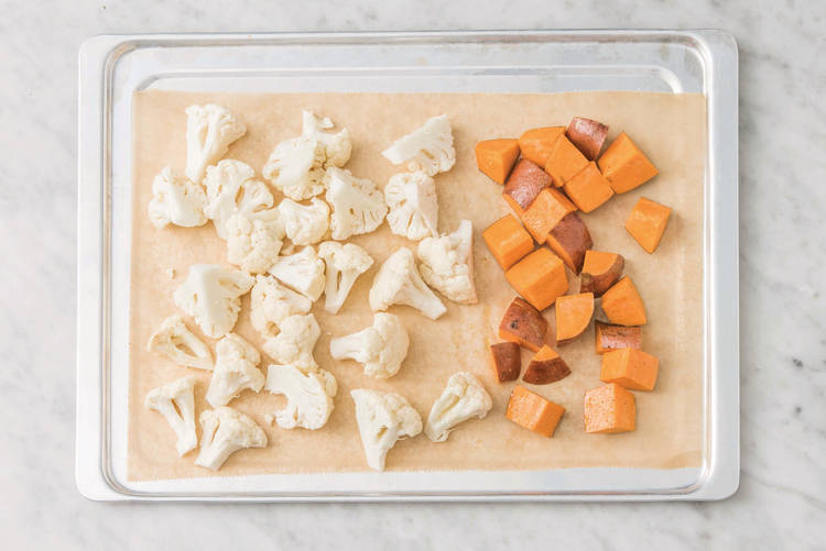 Roast the veggies