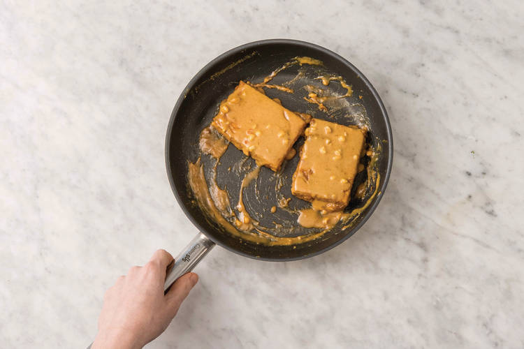 Fry tofu