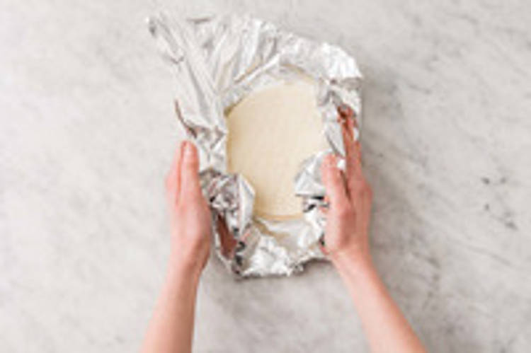 Enfourner les mini-tortillas