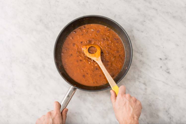 Start the Harissa Beans
