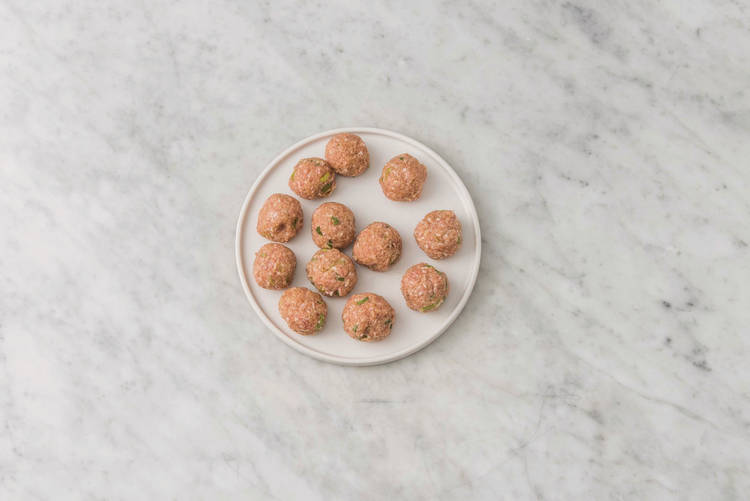 Make the meatballs