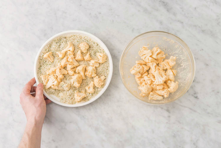 Crumb the cauliflower