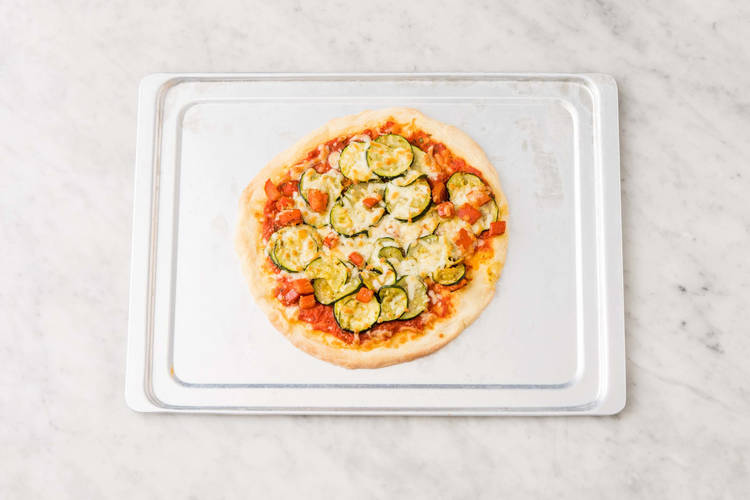 Bake the pizzas