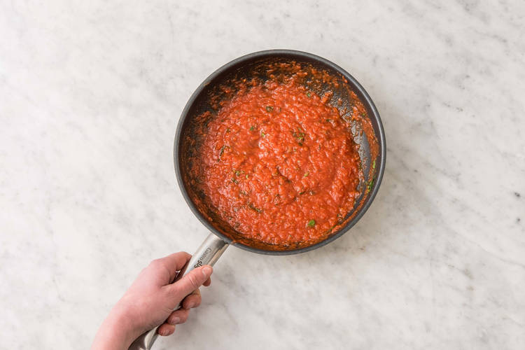 Make the pizza sauce