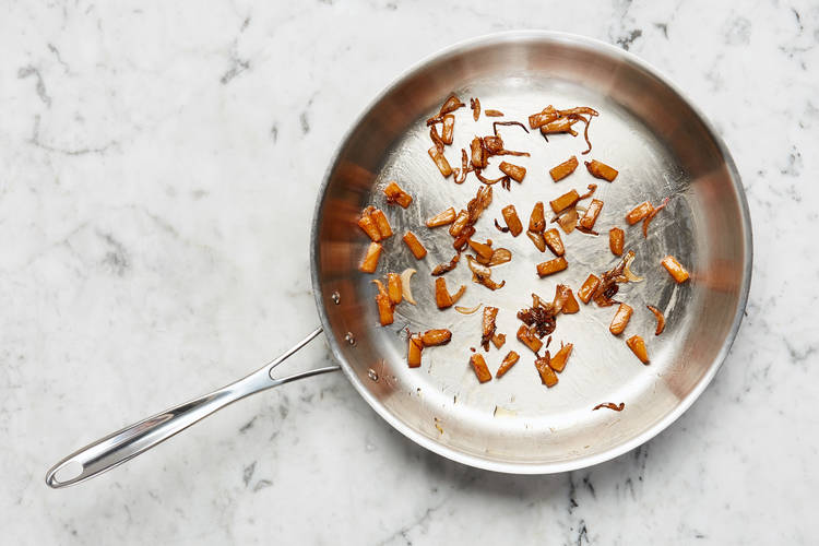 Caramelize Shallots & Pineapple