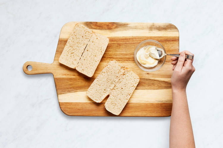 Make Creamy Mustard & Toast Baguettes