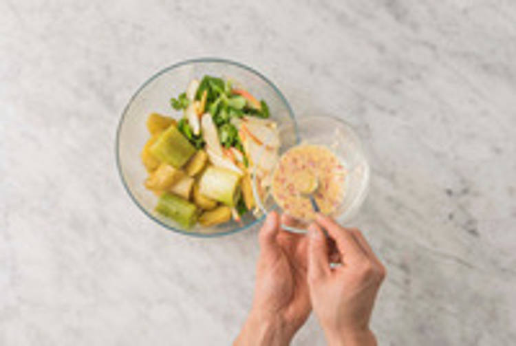 Préparer la vinaigrette