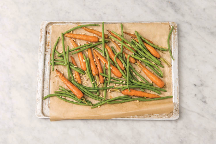 Roast the veggies