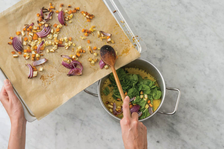 Finish the couscous