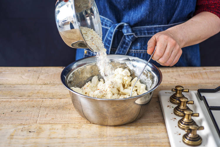 Coat the cauliflower