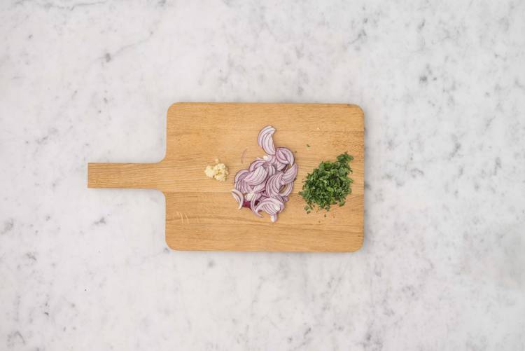 Prep the veggies