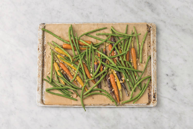 Roast the veggies