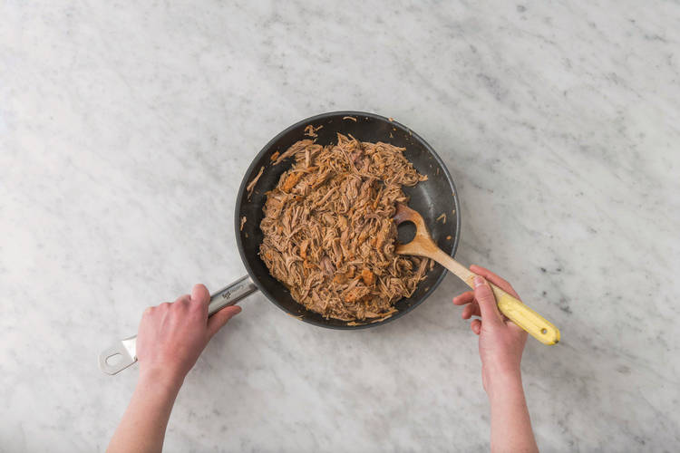 Cook the pulled pork