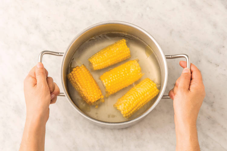 Cook the corn
