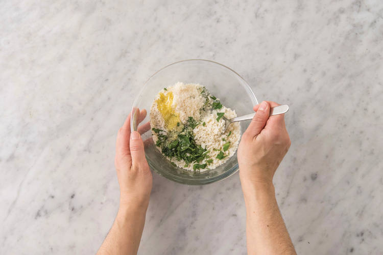 Make the Parmesan crumb