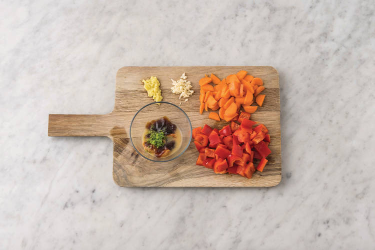 Prep the veggies