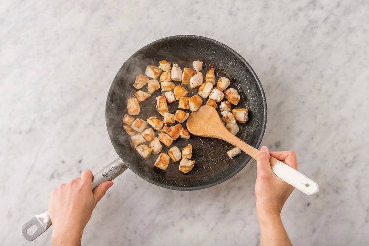 Cook the chicken
