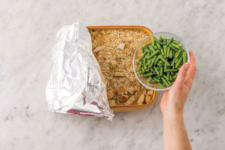 Bake the risotto