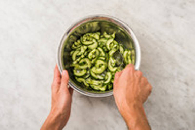 Préparer la salade