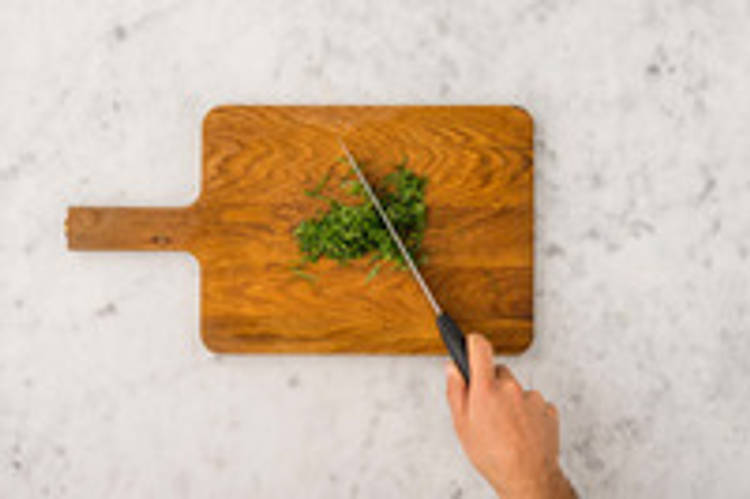 Couper les garnitures