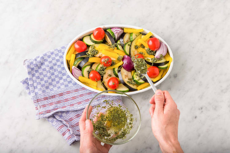 Enfourner la ratatouille