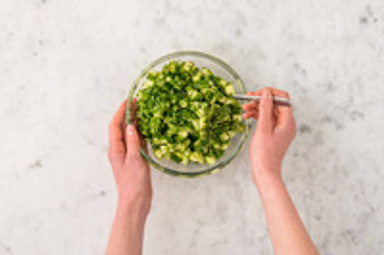 Préparer la salade
