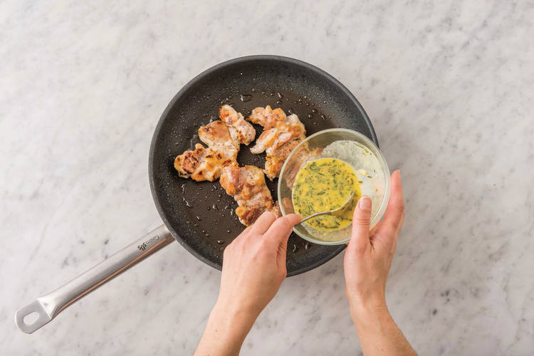 Cook the chicken