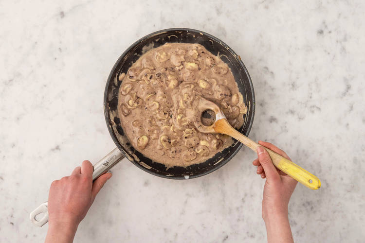 Cook the mushrooms