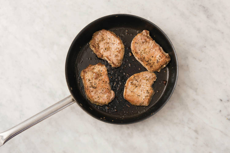 Cook the pork