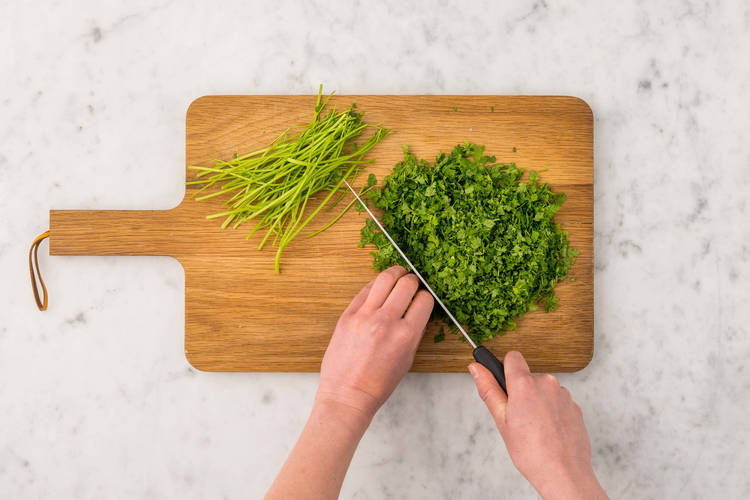 Préparer le cerfeuil