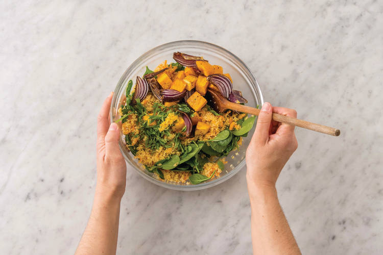 Finish the couscous