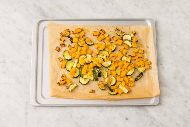 Roast the veggies