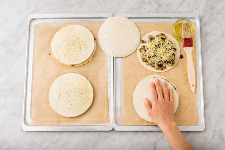 Montera quesadillas