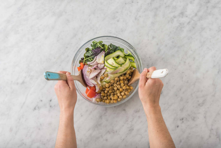 Förbered sallad