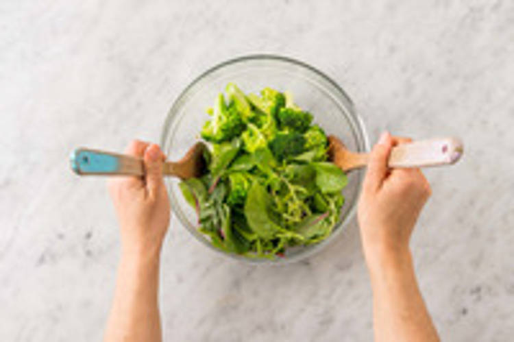 Préparer la salade