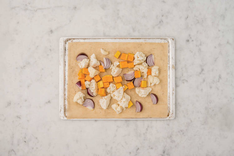 Roast the veggies