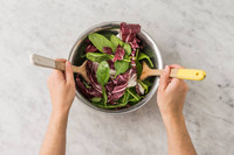 Préparer la salade