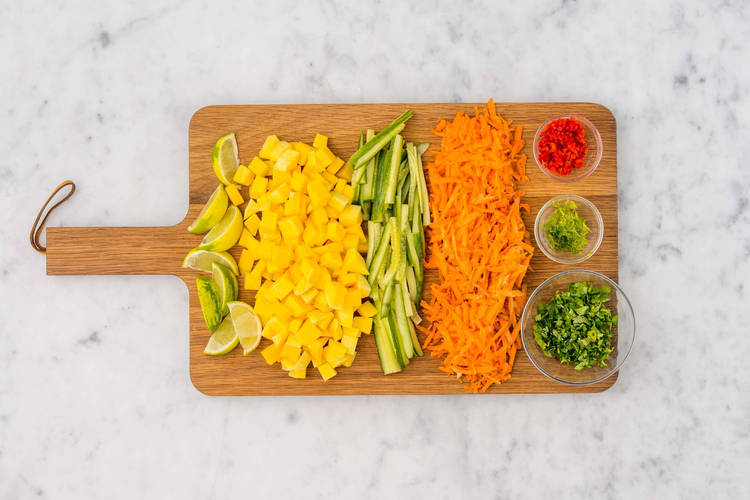 Förbered grönsaker