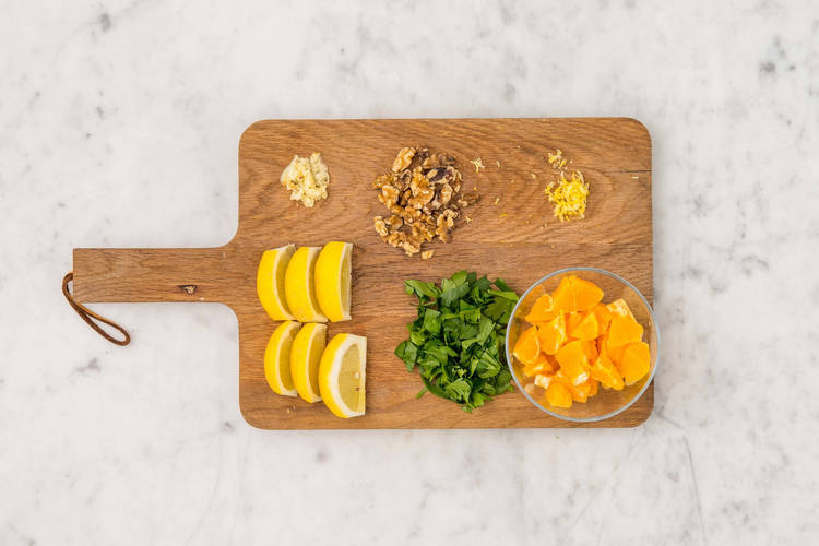 Forbered grøntsager