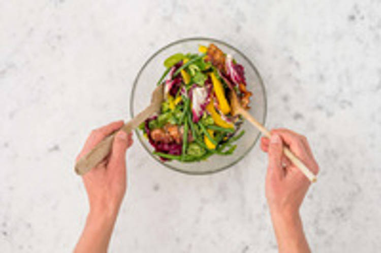 Préparer la salade