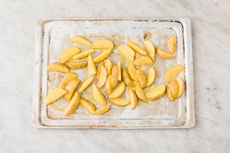 Prep the potatoes