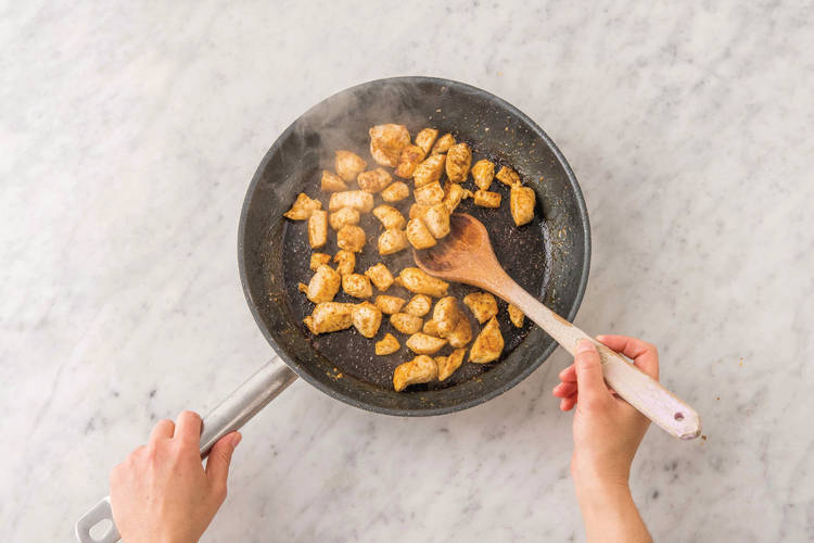 cook the chicken