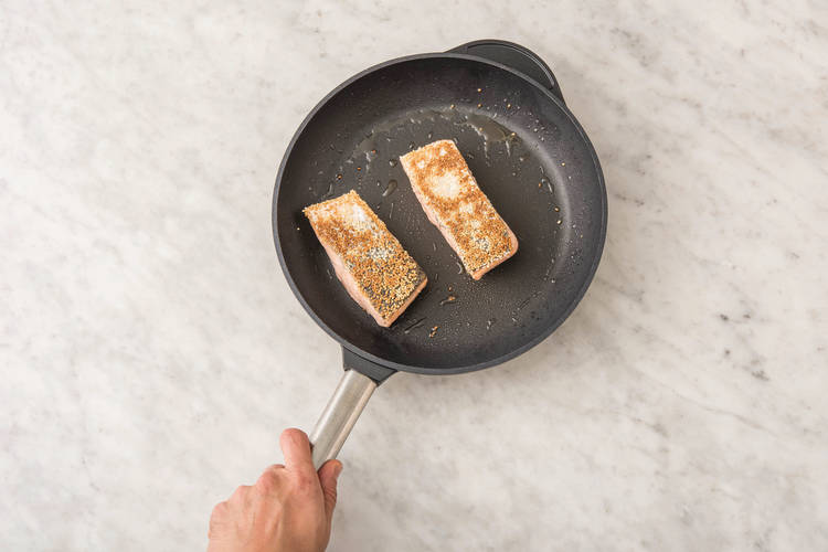 cook the salmon