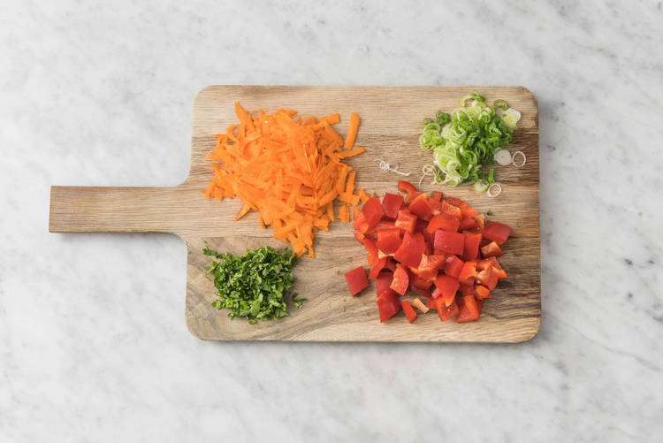 Forbered grøntsager