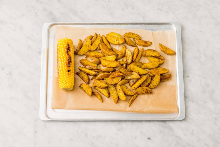 Bag kartofler & majs