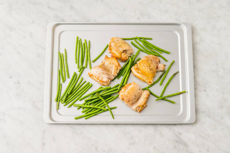 COOK CHICKEN & BEANS