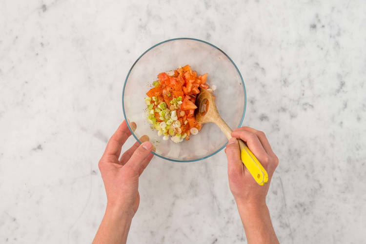 FÜR DEN BULGURSALAT