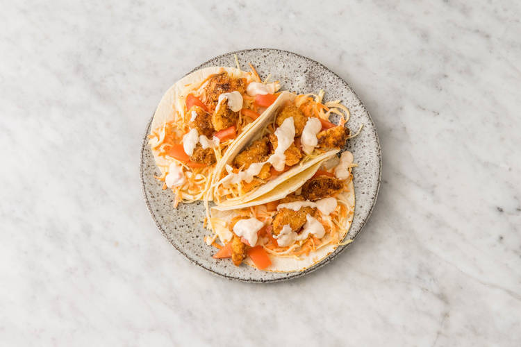 Enfourner les mini tortillas
