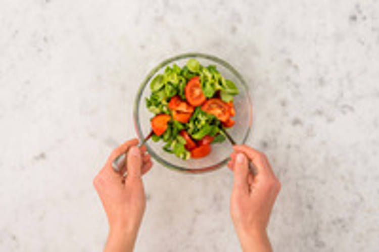 Salade maken